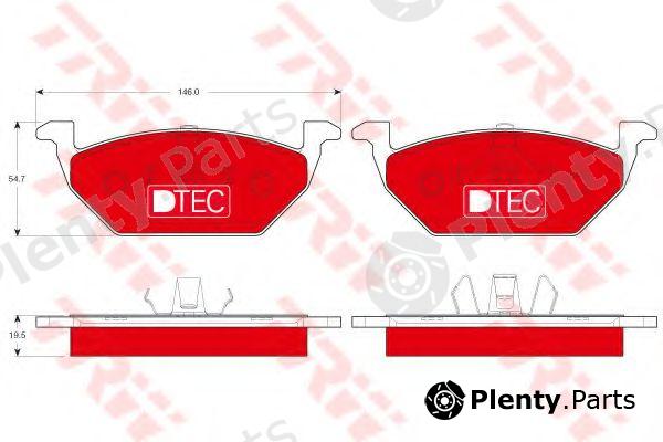  TRW part GDB1984DTE Brake Pad Set, disc brake