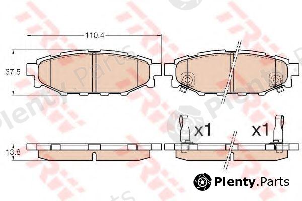 TRW part GDB3568 Brake Pad Set, disc brake