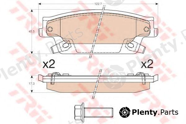  TRW part GDB4452 Brake Pad Set, disc brake