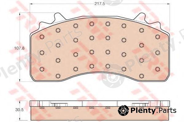  TRW part GDB5114 Brake Pad Set, disc brake