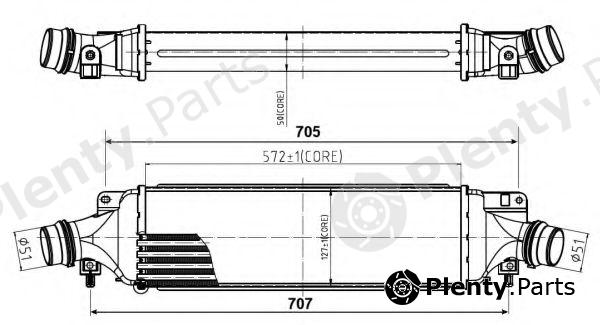  NRF part 30780 Intercooler, charger