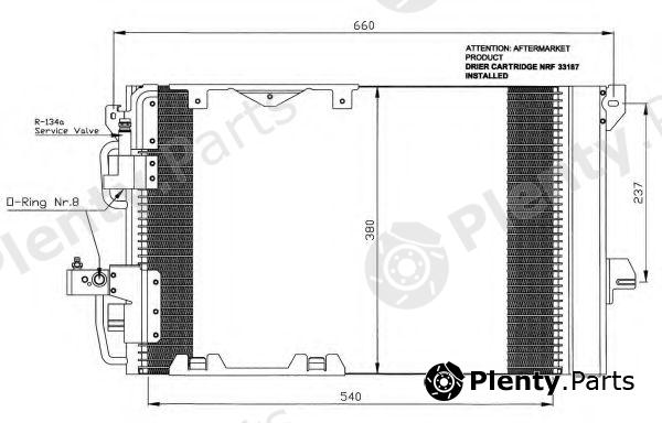  NRF part 35416 Condenser, air conditioning