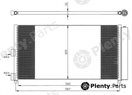  NRF part 35500 Condenser, air conditioning