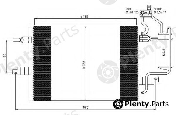  NRF part 35599 Condenser, air conditioning