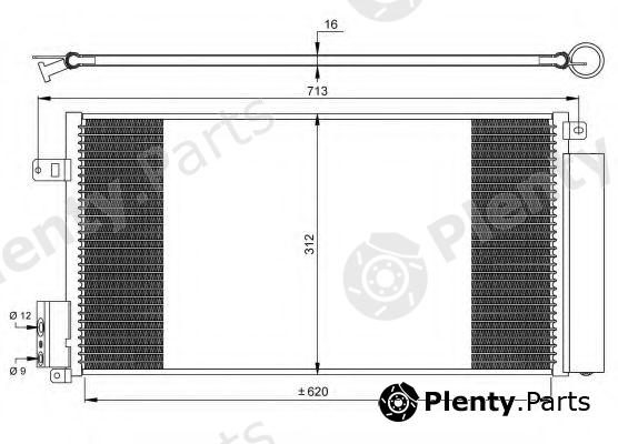  NRF part 35750 Condenser, air conditioning