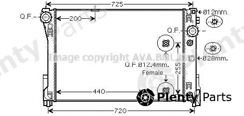  AVA QUALITY COOLING part MS2491 Radiator, engine cooling