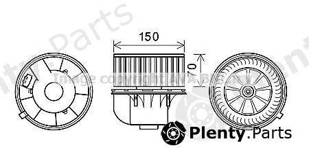 AVA QUALITY COOLING part VW8354 Electric Motor, interior blower