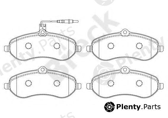  BRECK part 245950070100 Brake Pad Set, disc brake