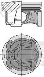  KOLBENSCHMIDT part 40315600 Piston
