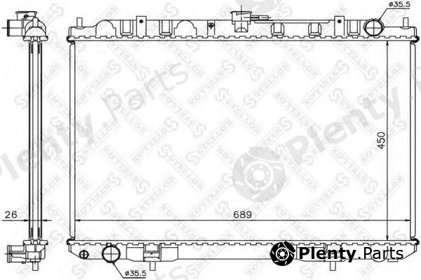  STELLOX part 10-25391-SX (1025391SX) Radiator, engine cooling