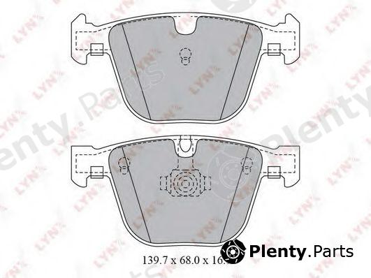  LYNXauto part BD-1425 (BD1425) Brake Pad Set, disc brake