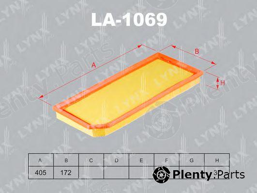  LYNXauto part LA-1069 (LA1069) Air Filter