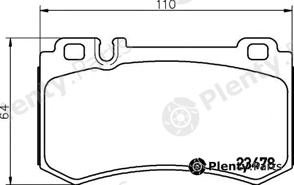  HELLA PAGID part 8DB355014-941 (8DB355014941) Brake Pad Set, disc brake