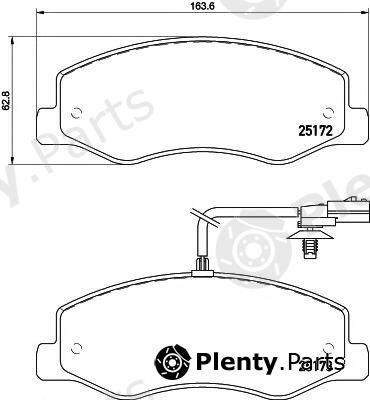  HELLA PAGID part 8DB355015-311 (8DB355015311) Brake Pad Set, disc brake