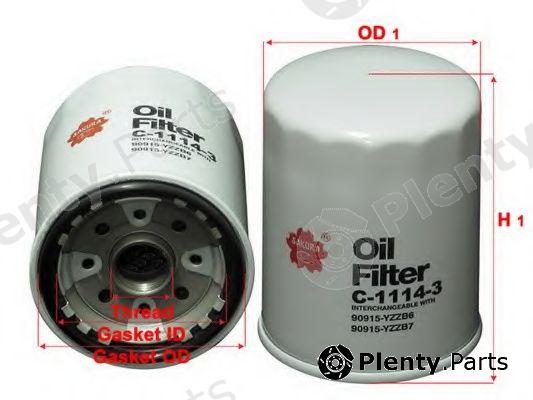  SAKURA part C11143 Oil Filter