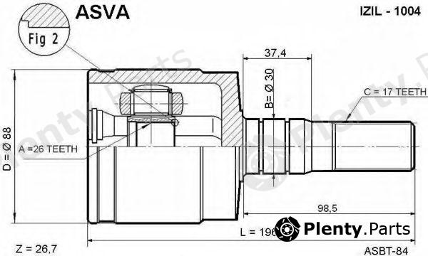  ASVA part ISIL1004 Replacement part