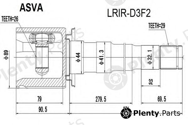  ASVA part LRIR-D3F2 (LRIRD3F2) Replacement part