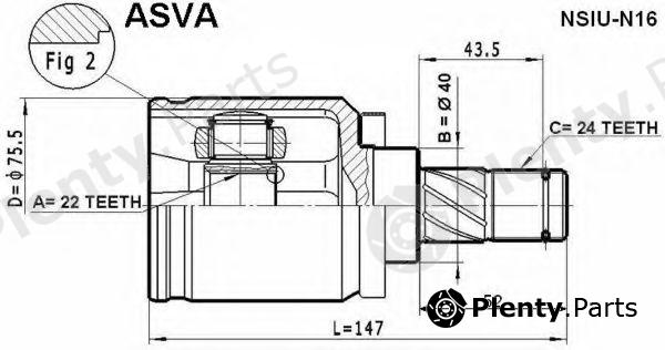  ASVA part NSIUN16 Replacement part