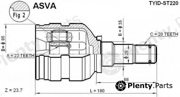  ASVA part TYIDST220 Replacement part