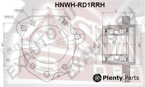  ASVA part HNWHRD1RRH Wheel Bearing Kit