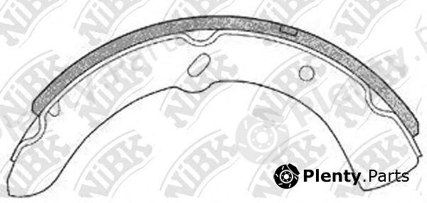  NiBK part FN3336 Brake Shoe Set