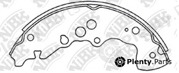  NiBK part FN9968 Brake Shoe Set