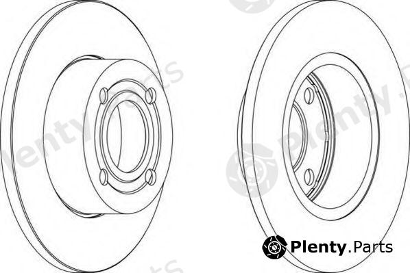  FERODO part DDF318 Brake Disc