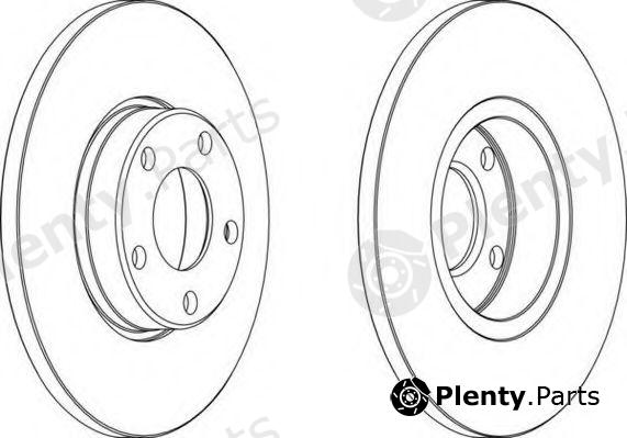 FERODO part DDF324 Brake Disc
