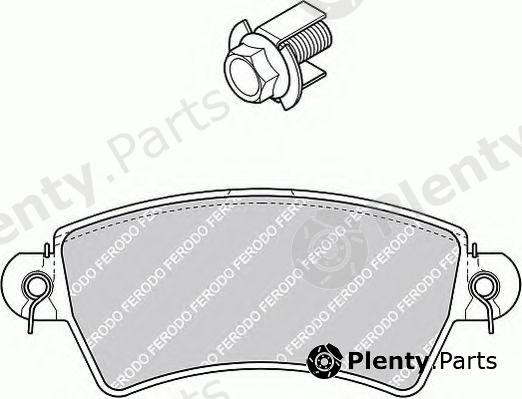  FERODO part FDB1370 Brake Pad Set, disc brake