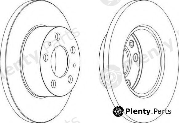  FERODO part DDF1361 Brake Disc
