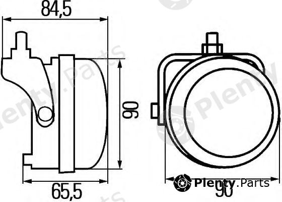  HELLA part 2PT009599-811 (2PT009599811) Daytime Running Light Set