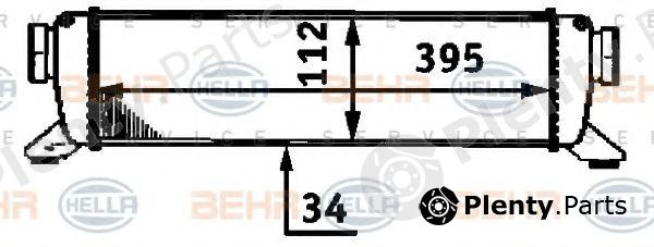  BEHR part 8ML376723-311 (8ML376723311) Intercooler, charger