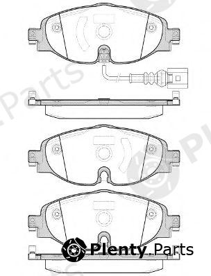  ROADHOUSE part 21515.01 (2151501) Brake Pad Set, disc brake