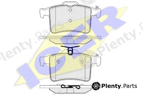  ICER part 181981 Brake Pad Set, disc brake