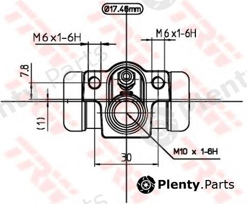  TRW part BWC244 Wheel Brake Cylinder