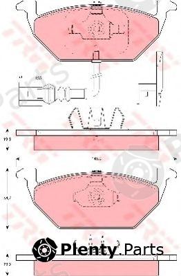  TRW part GDB1422 Brake Pad Set, disc brake