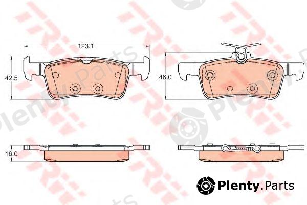  TRW part GDB2055 Brake Pad Set, disc brake