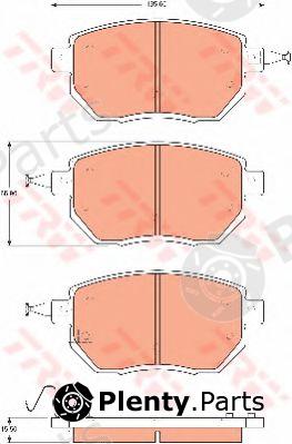  TRW part GDB7700 Brake Pad Set, disc brake