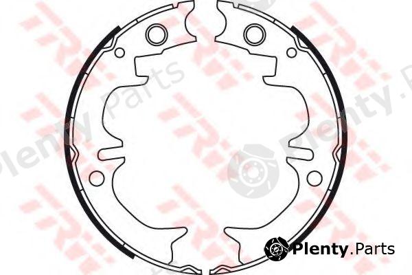  TRW part GS8714 Brake Shoe Set, parking brake
