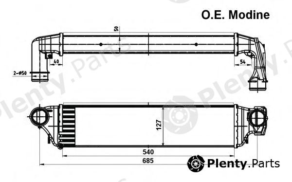  NRF part 30119 Intercooler, charger