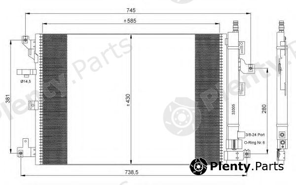  NRF part 35889 Condenser, air conditioning
