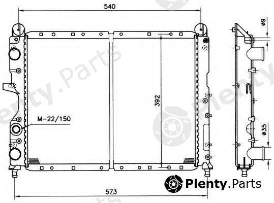  NRF part 54501 Radiator, engine cooling