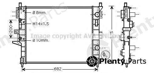  AVA QUALITY COOLING part MSA2331 Radiator, engine cooling
