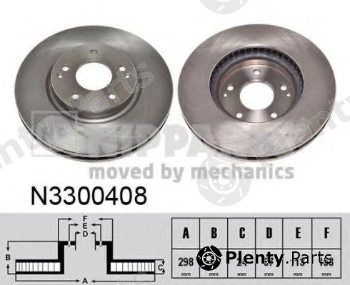  NIPPARTS part N3300408 Brake Disc