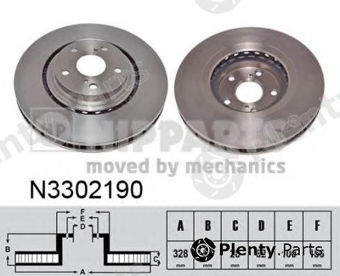  NIPPARTS part N3302190 Brake Disc