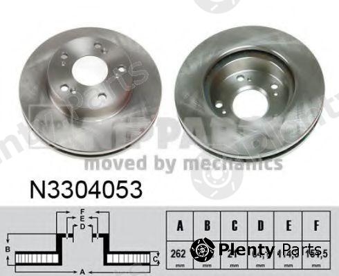  NIPPARTS part N3304053 Brake Disc