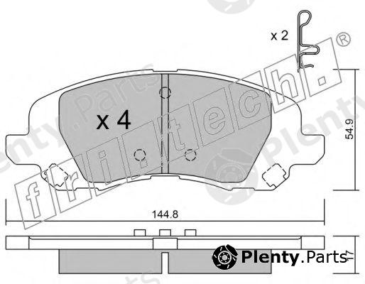  fri.tech. part 878.0 (8780) Brake Pad Set, disc brake
