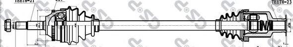  GSP part 250395 Drive Shaft