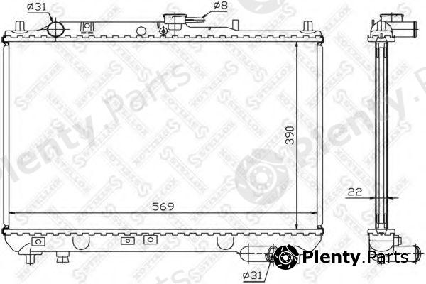  STELLOX part 10-25292-SX (1025292SX) Radiator, engine cooling