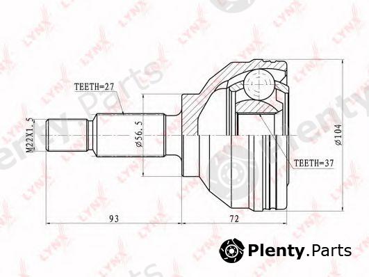  LYNXauto part CO6317 Joint Kit, drive shaft